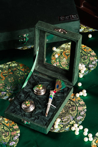 Tika Set (Roli Chawal Dibbi and Tilak Stick)