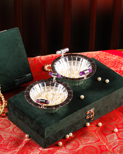 Bowls with Amethyst Stone