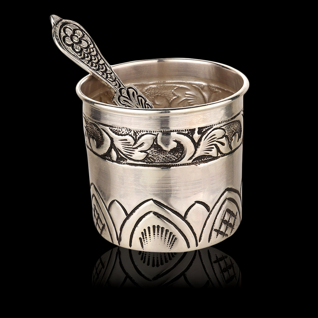 Antique Panch Patra with Spoon