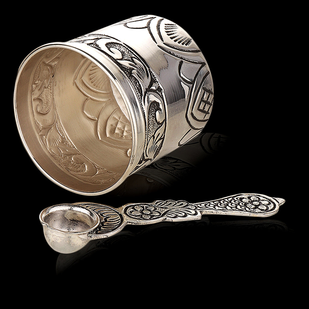 Antique Panch Patra with Spoon