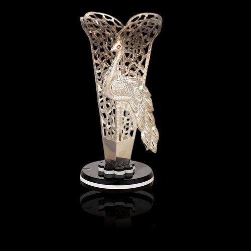 Flower Vase with Intricate Jhaali Work