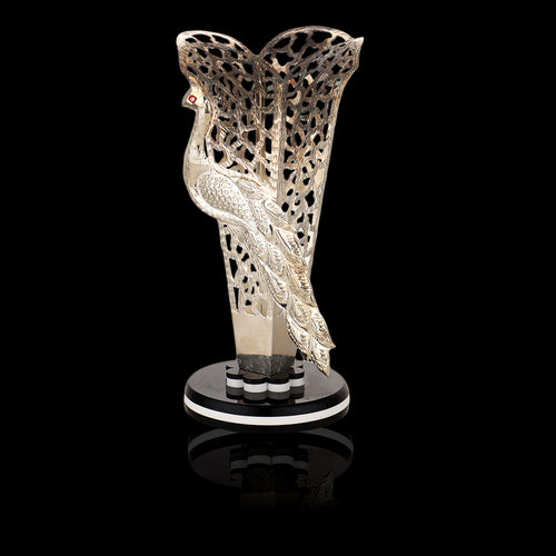 Flower Vase with Intricate Jhaali Work