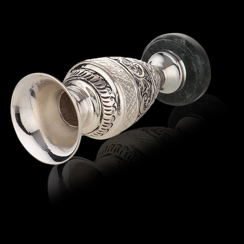 Bud Vase with Green Marble