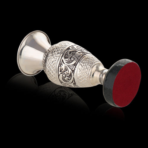 Bud Vase with Green Marble