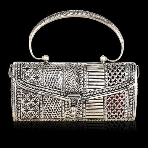 Silver Purse with Handle