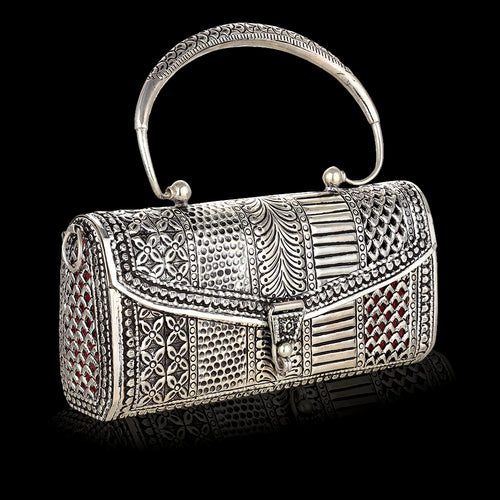 Silver Purse with Handle