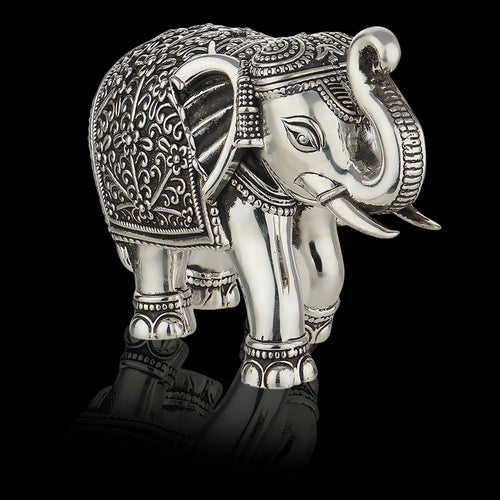 Antique Silver Elephant