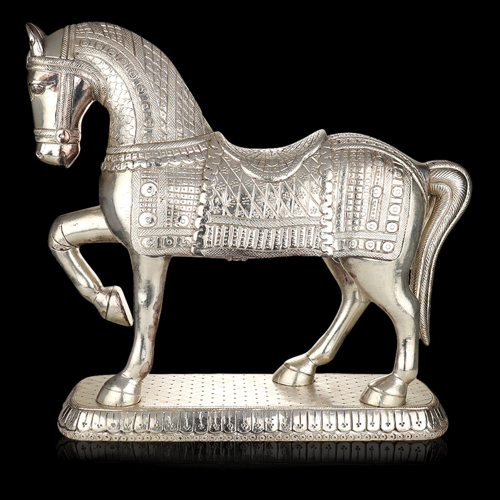 Silver-Clad Horse