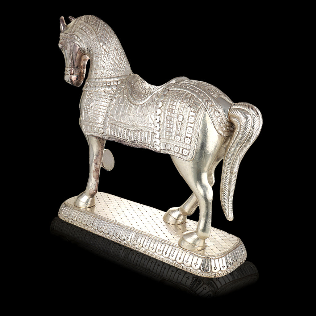Silver-Clad Horse