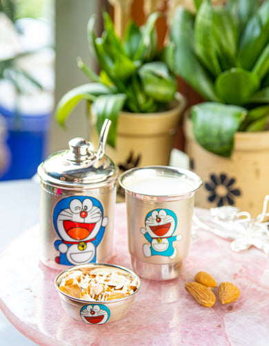 Doraemon Sipper and Glass