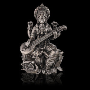 Goddess Saraswati Playing the Sitar