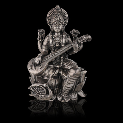 Goddess Saraswati Playing the Sitar