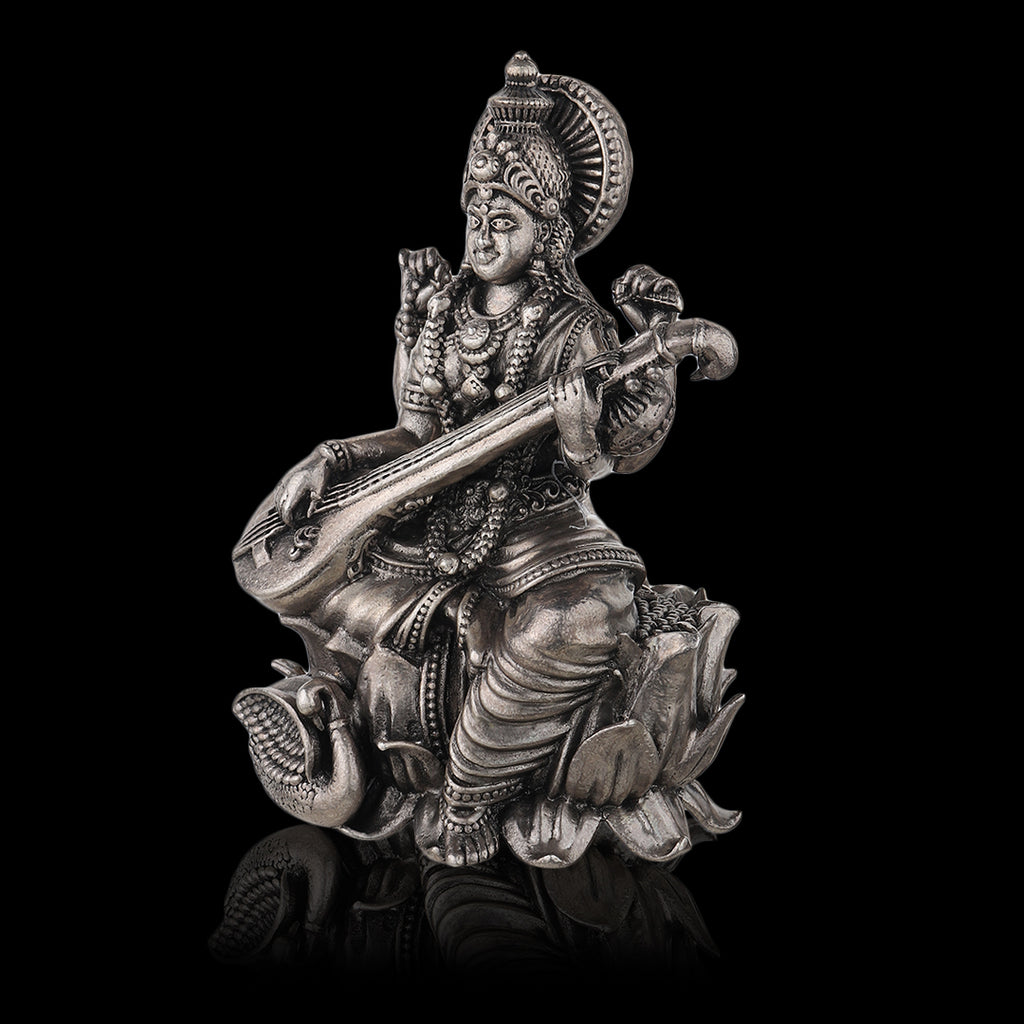 Goddess Saraswati Playing the Sitar