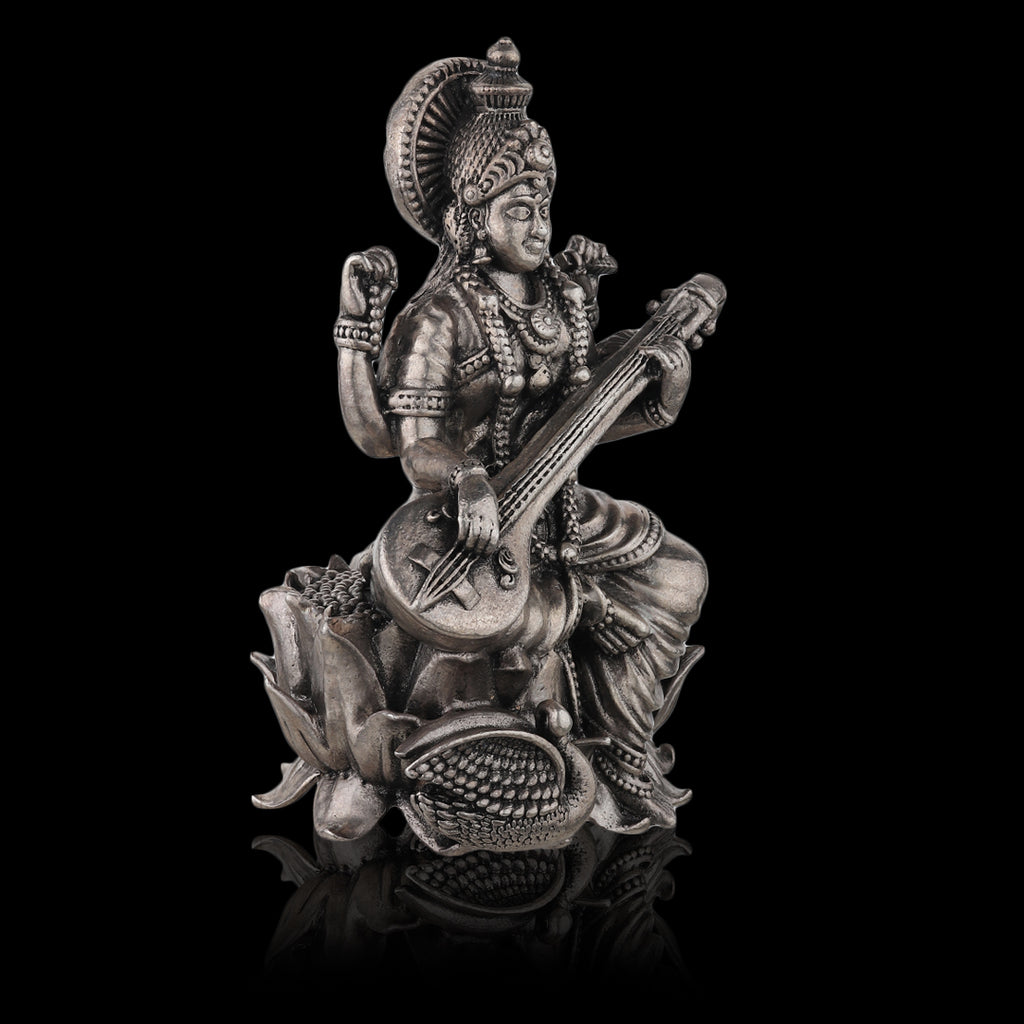 Goddess Saraswati Playing the Sitar