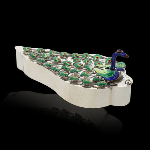 Peacock Roli Chawal Holder