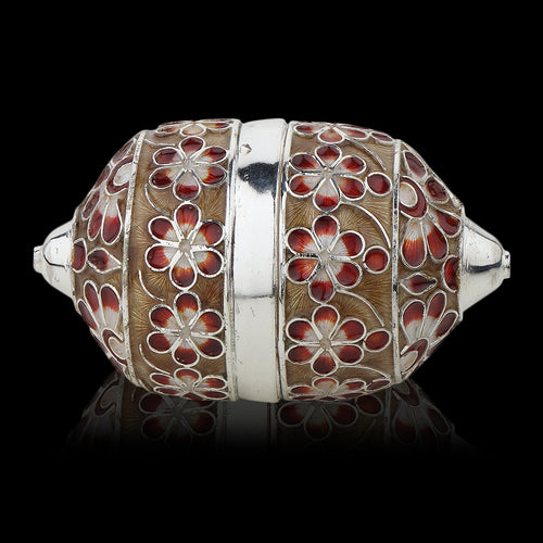 Red-Yellow Meenakari Nariyal