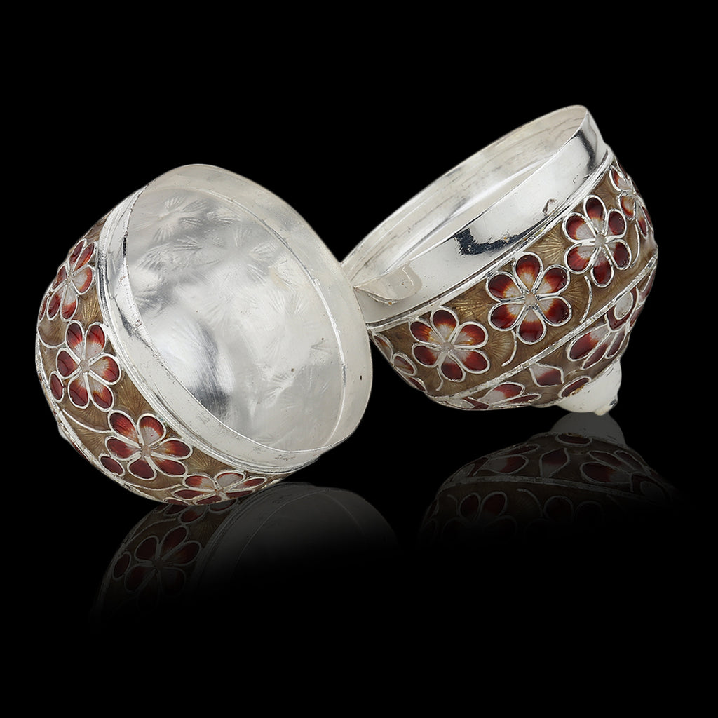 Red-Yellow Meenakari Nariyal