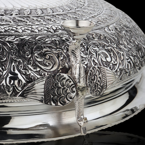 Antique Nakashi Peacock Urli