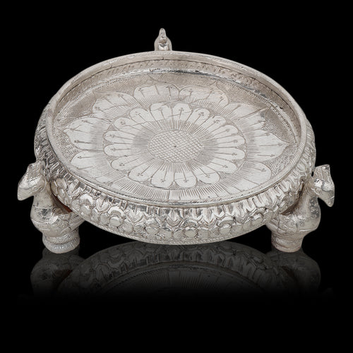 Silver-Clad Peacock Urli