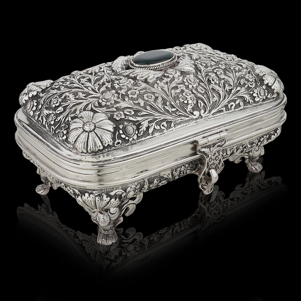 Box with Green Stone