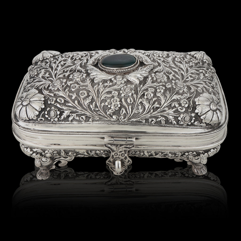 Box with Green Stone