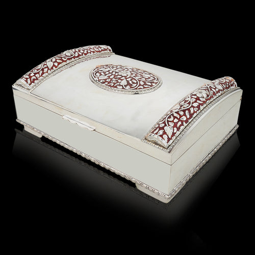 Red Meenakari Box