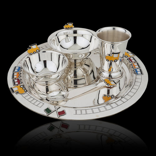 Baby Set with Bowls and Glass