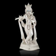 Load image into Gallery viewer, Silver-Clad Krishna Ji