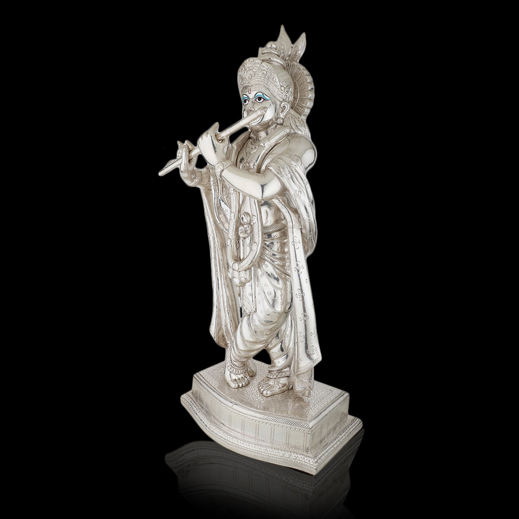 Silver-Clad Krishna Ji