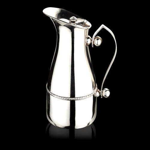 Silver Jug Set with Glasses & Tray