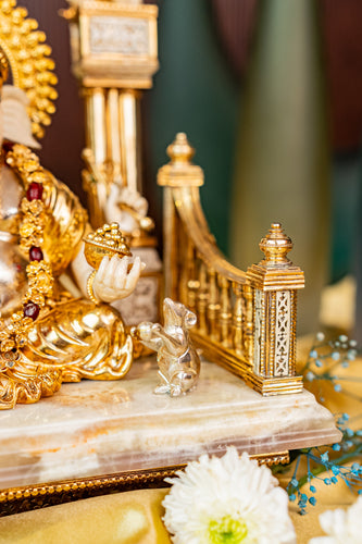 Fancy Ganesh Ji in Golden Polish